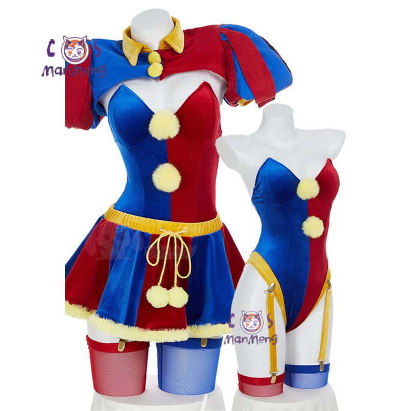 Anime Cosplay Outfit Girl - Anime Amazing joker Girl Digital Circus