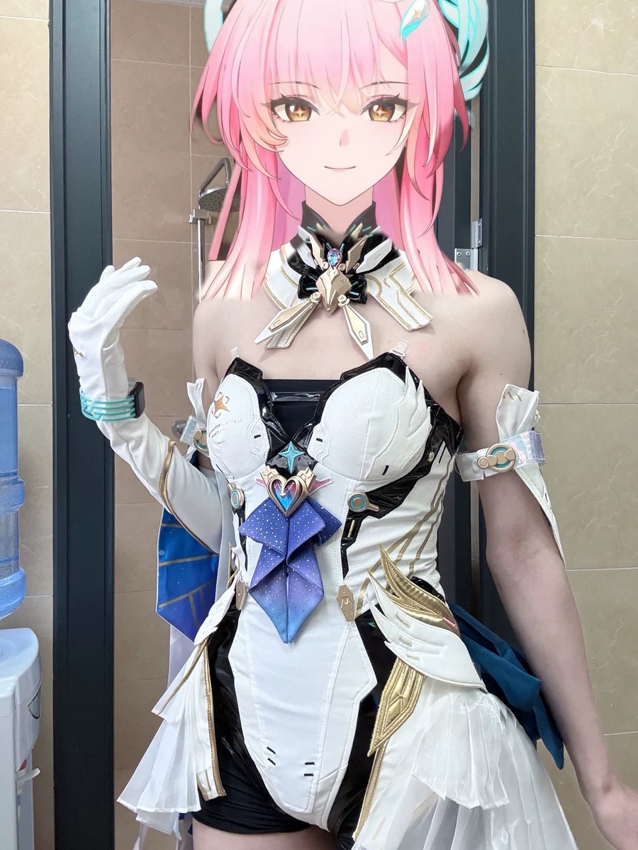Anime Cosplay Outfit Girl - Aemeath Wuthering Waves Cosplay Costume Wig