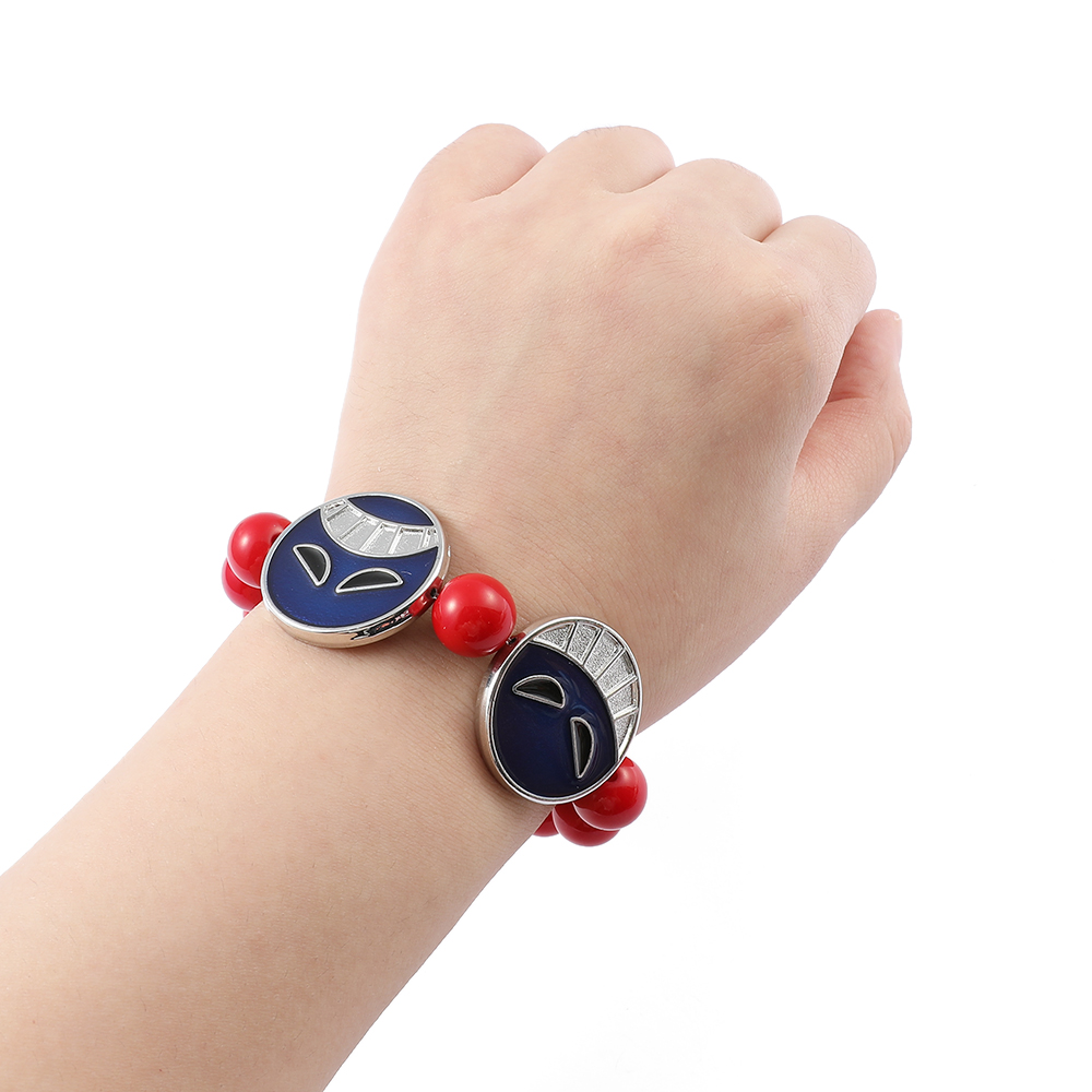 Anime Red Beads Face Bracelet  - Anime Cosplay Website 评论和价格