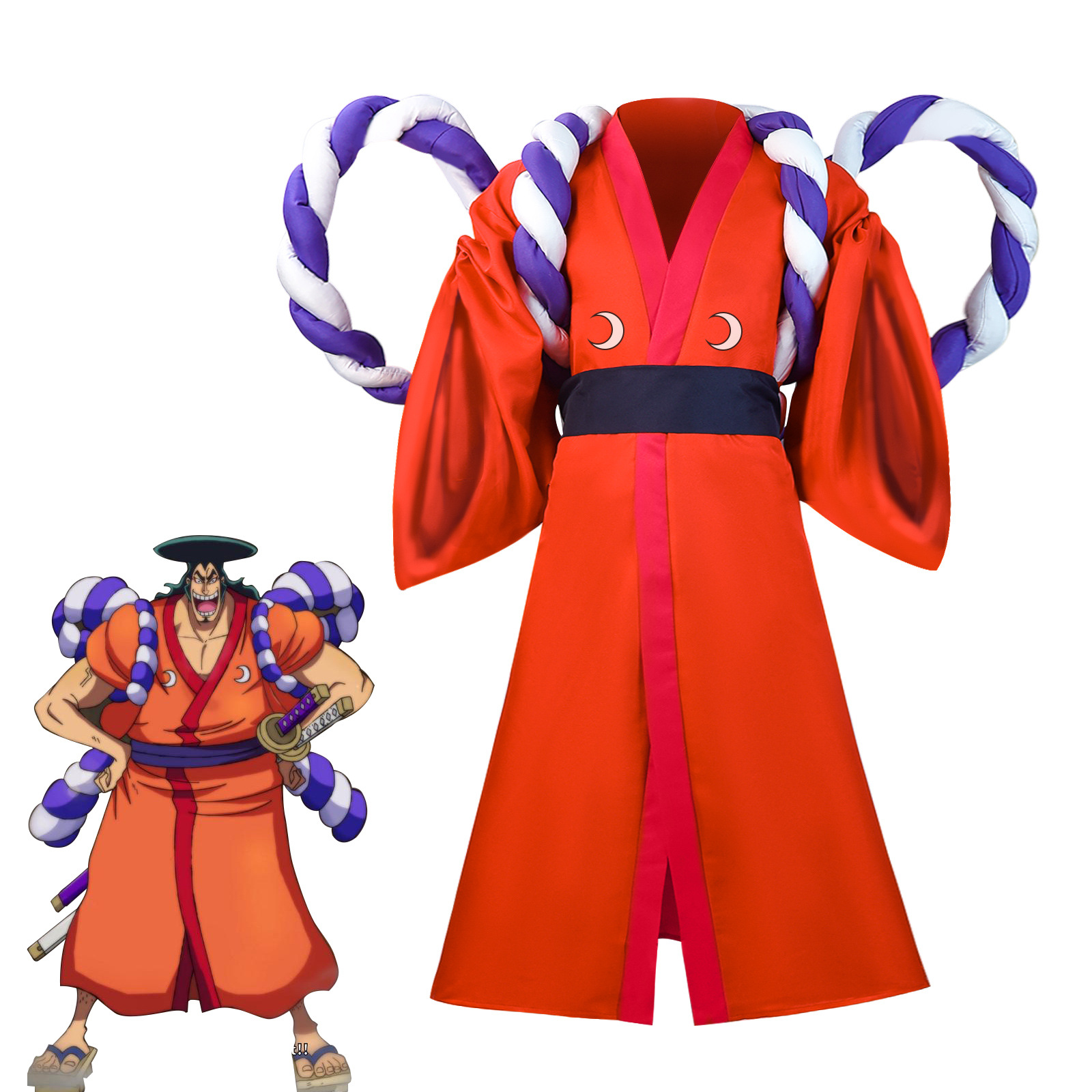 Wano Country Kozuki Oden Cospl - Anime Cosplay Kimono 评论和价格