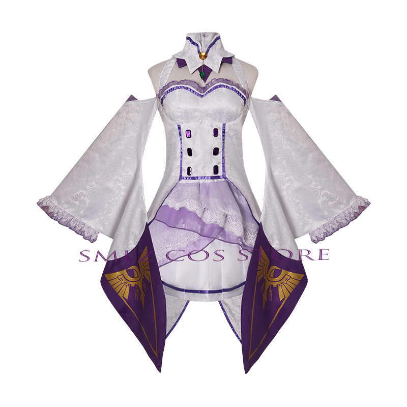 Emilia Cosplay Anime Re Zero K - Anime Cosplay Wig 评论和价格