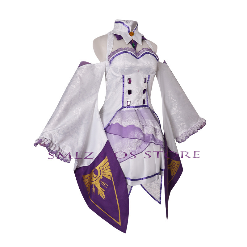 Emilia Cosplay Anime Re Zero K - Anime Cosplay Wig 评论和价格