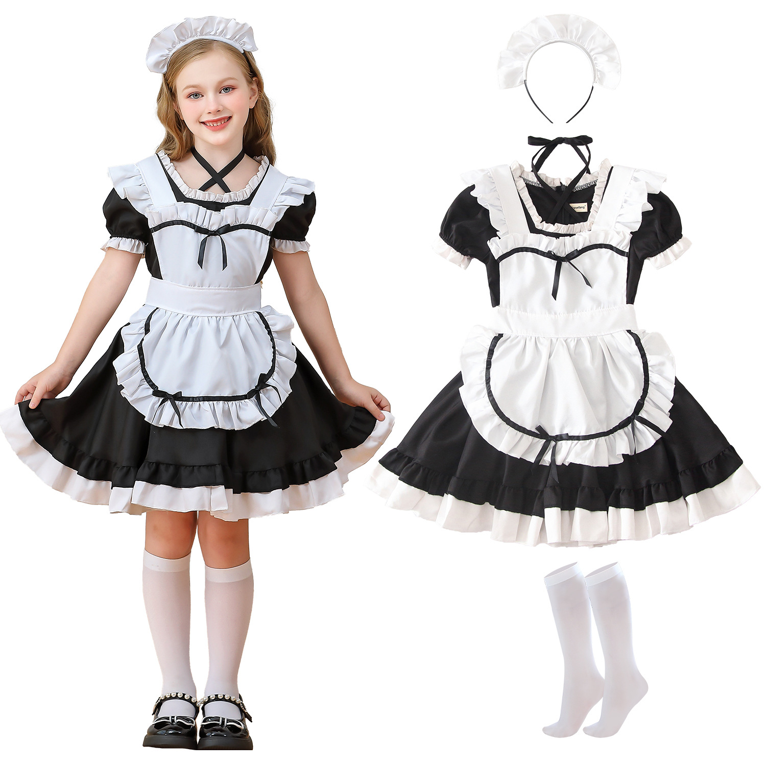 Maid Cosplay Lolita Costume Dr - Anime Cosplay Simple 评论和价格