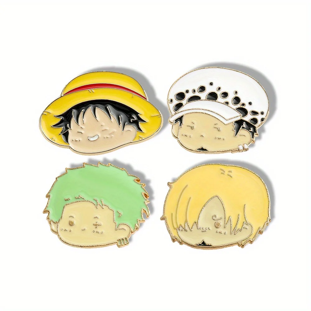 4 Pcs Anime Character Brooch S - Anime Cosplay Simple 评论和价格