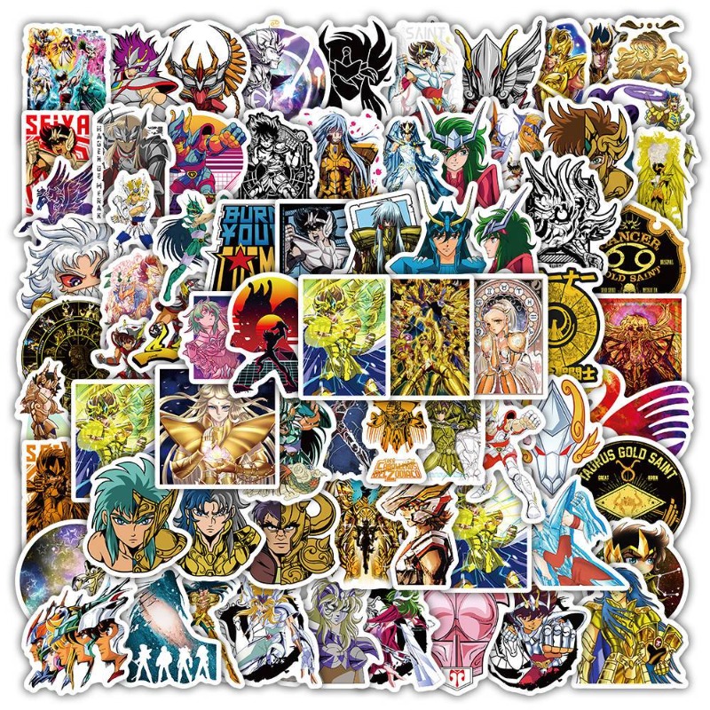 101Pcs Saint Seiya Anime Stick - Anime Cosplay Diy 评论和价格