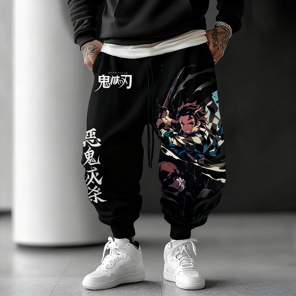 Unisex Pure Cotton Pants Demon - Anime Cosplay Tanjiro 评论和价格