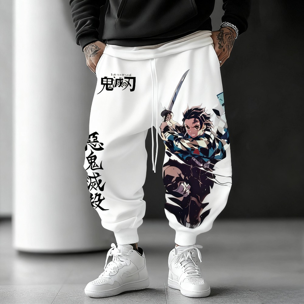 Unisex Pure Cotton Pants Demon - Anime Cosplay Tanjiro 评论和价格