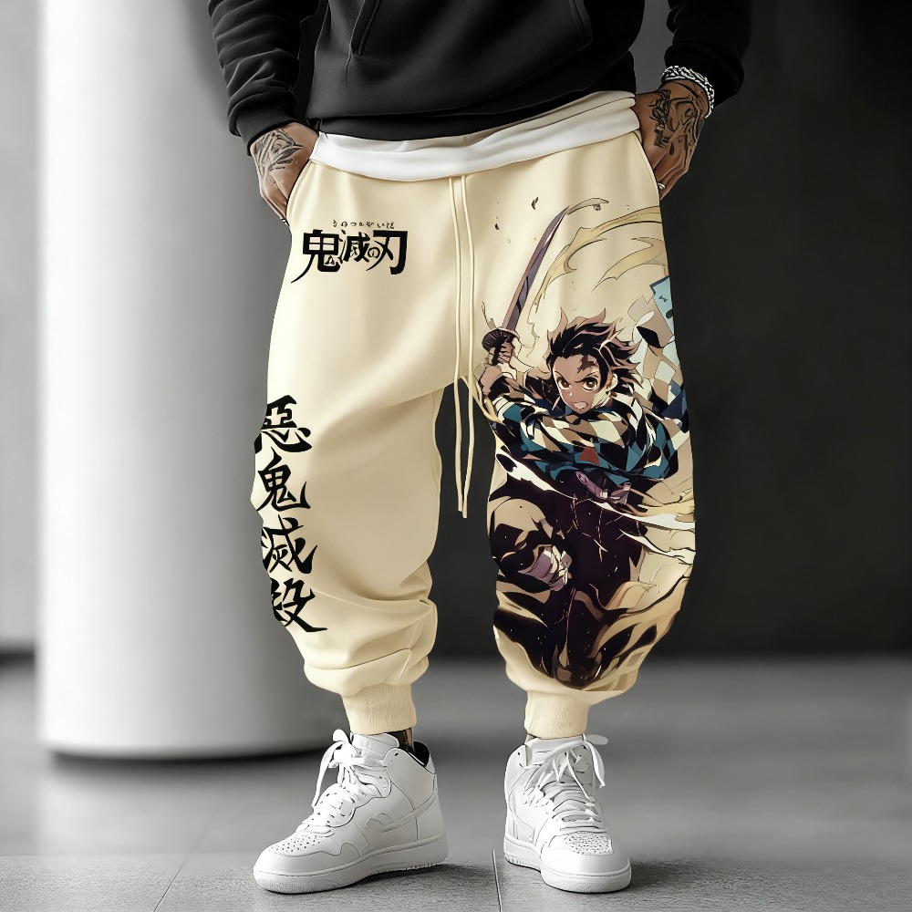Unisex Pure Cotton Pants Demon - Anime Cosplay Tanjiro 评论和价格