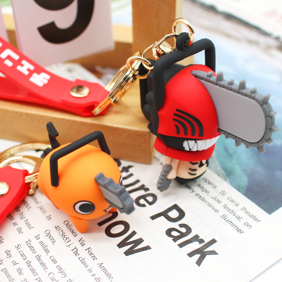 !!Chainsaw Man Keychains Carto - Chainsaw Man Cosplay 评论和价格