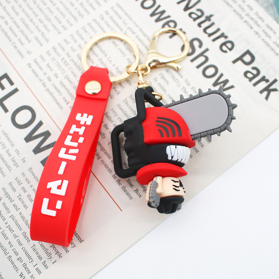 !!Chainsaw Man Keychains Carto - Chainsaw Man Cosplay 评论和价格