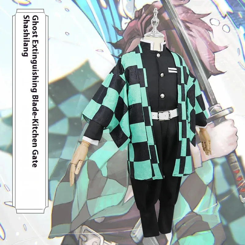 Costumes Men Ghost Slayer Blad - Anime Cosplay Tanjiro 评论和价格
