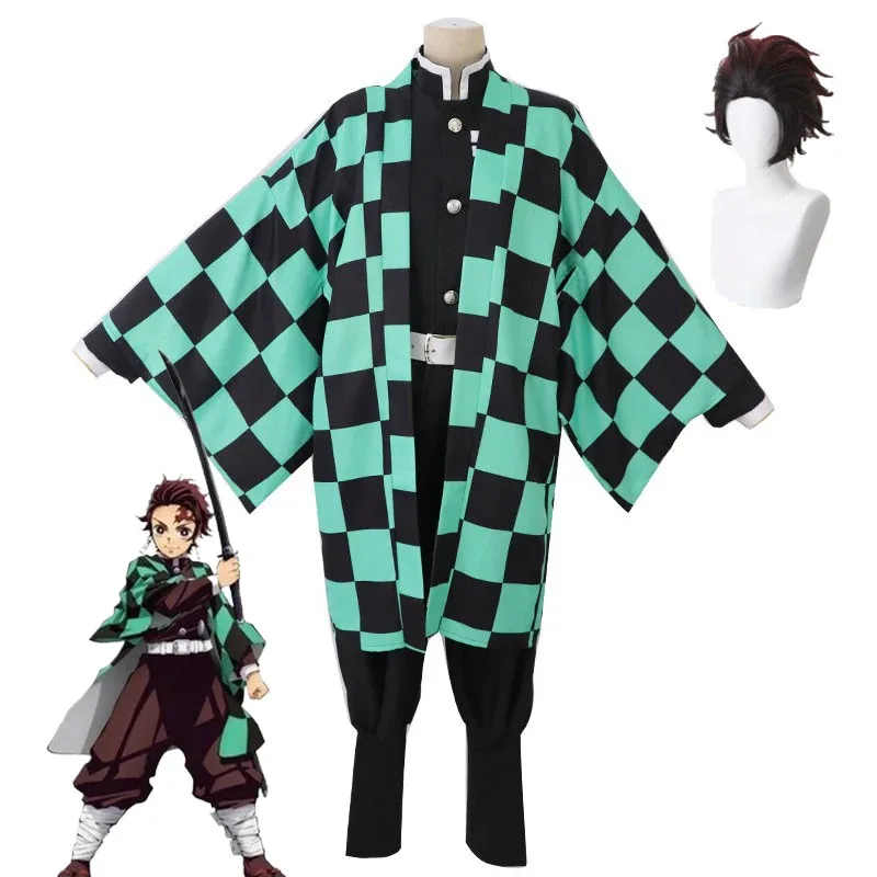 Costumes Men Ghost Slayer Blad - Anime Cosplay Tanjiro 评论和价格