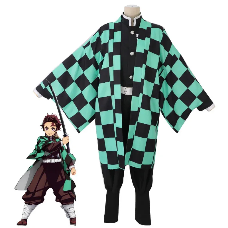 Costumes Men Ghost Slayer Blad - Anime Cosplay Tanjiro 评论和价格