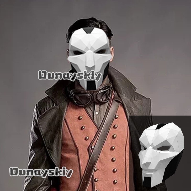 AKhada Jhin Oni Mask DIY Paper - Anime Cosplay Diy 评论和价格