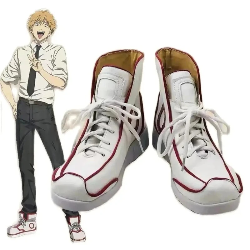 U5GG Cos White Sneaker Boots C - Chainsaw Man Cosplay 评论和价格