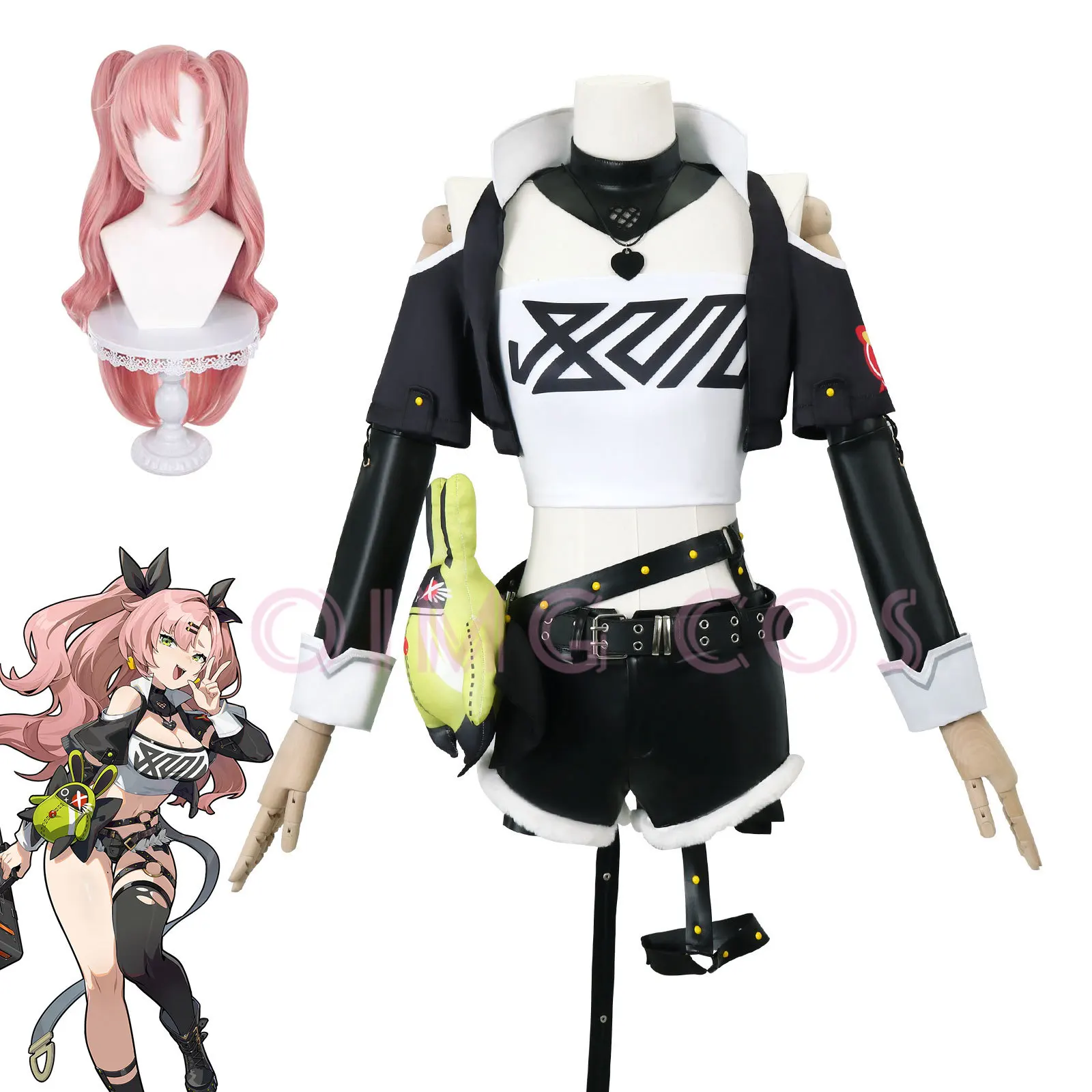 Nicole Demara Zenless Zone Zer - Anime Cosplay Wig 评论和价格