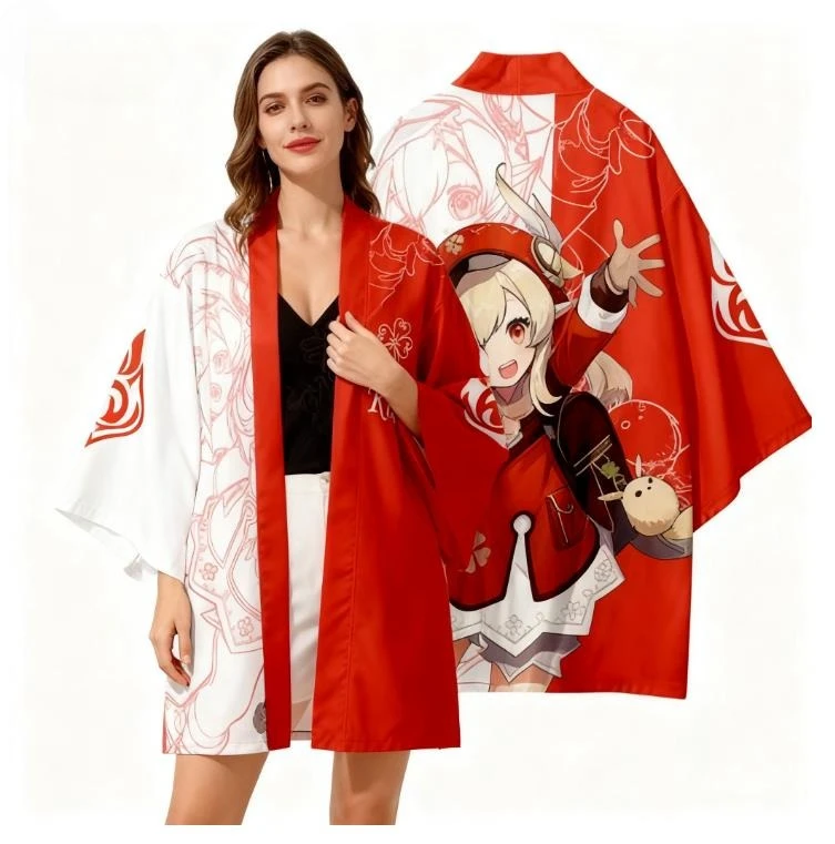 Genshin Impact Cosplay Kimono  - Anime Cosplay Kimono 评论和价格