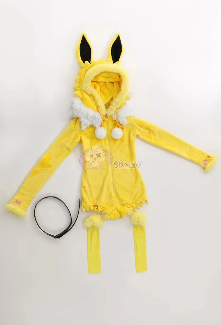 Sexy Deep V Hooded Bodysuit So - Anime Cosplay Bodysuit 评论和价格