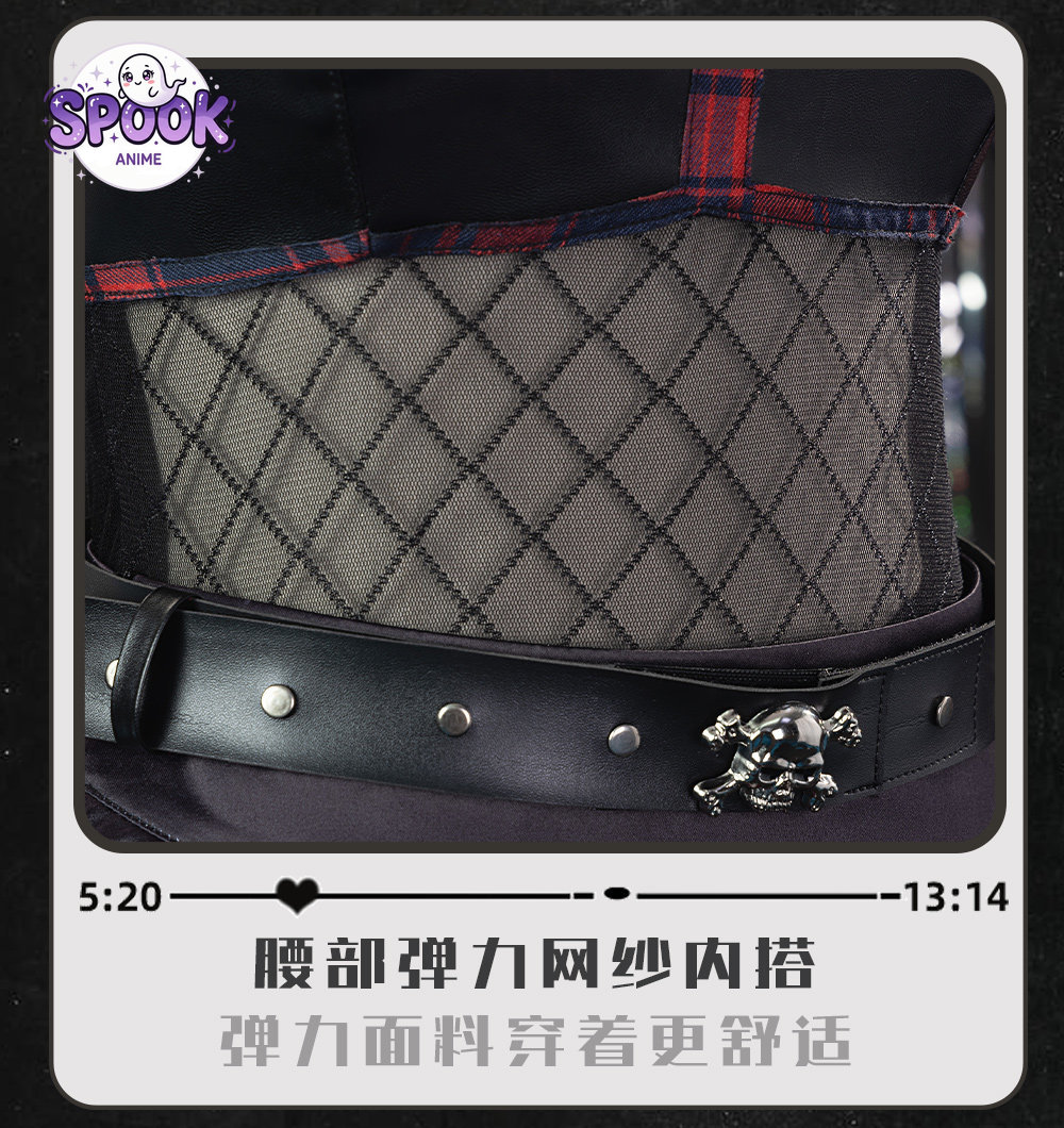 Harajuku Plaid Skirt Stage Out - Anime Cosplay Outfit Girl 评论和价格