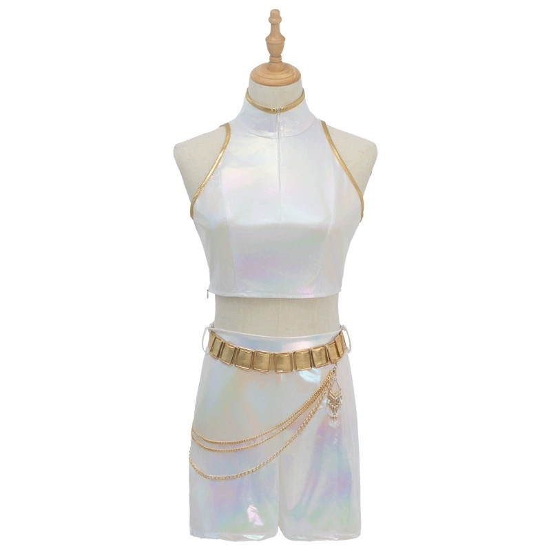 Cosplay Costume PU Leather Whi - Anime Cosplay Outfit Girl 评论和价格