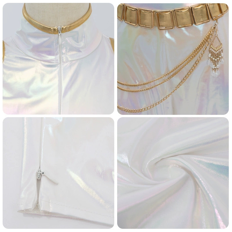 Cosplay Costume PU Leather Whi - Anime Cosplay Outfit Girl 评论和价格