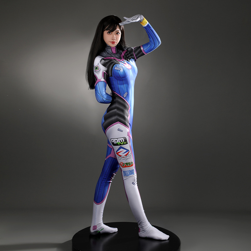 Women Dva Cosplay Complete Out - Anime Cosplay Bodysuit 评论和价格