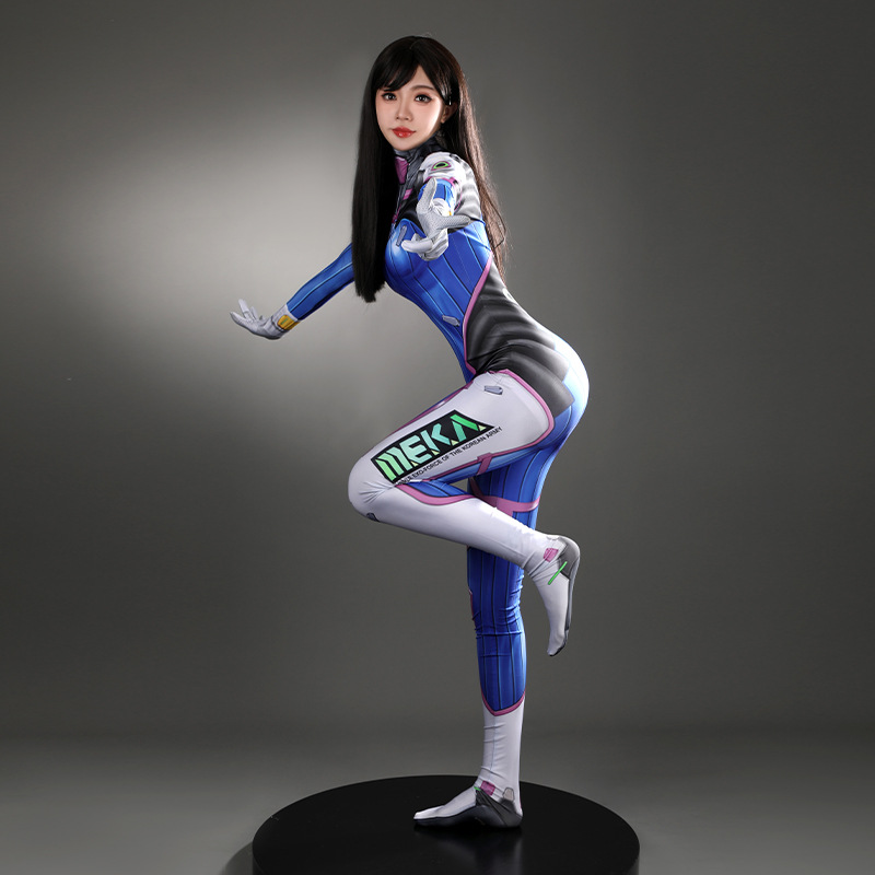Women Dva Cosplay Complete Out - Anime Cosplay Bodysuit 评论和价格