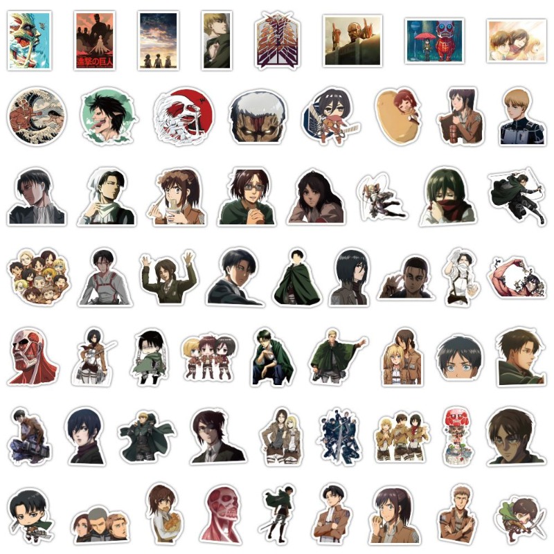 60Pcs Attack on Titan Anime St - Anime Cosplay Diy 评论和价格
