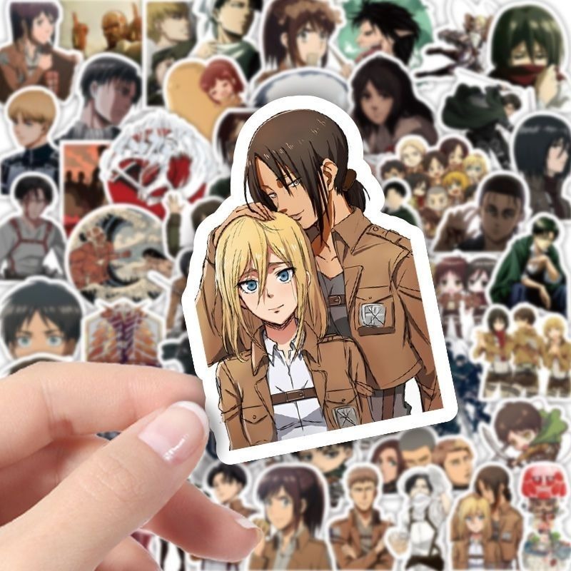 60Pcs Attack on Titan Anime St - Anime Cosplay Diy 评论和价格