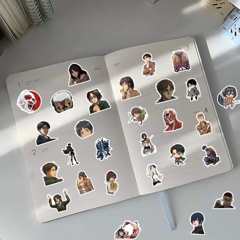 60Pcs Attack on Titan Anime St - Anime Cosplay Diy 评论和价格