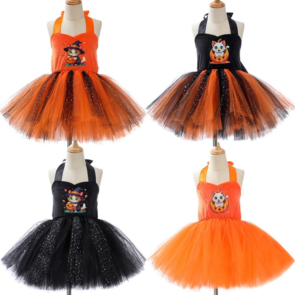 cute Cat Pumpkin Animal Mesh T - Anime Cosplay Simple 评论和价格