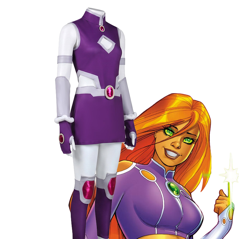 Koriand Cosplay Starfire Purpl - Anime Cosplay Bodysuit 评论和价格