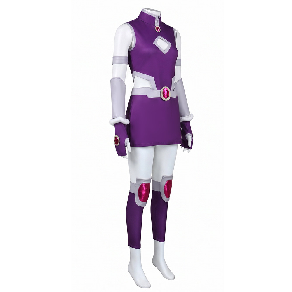 Koriand Cosplay Starfire Purpl - Anime Cosplay Bodysuit 评论和价格