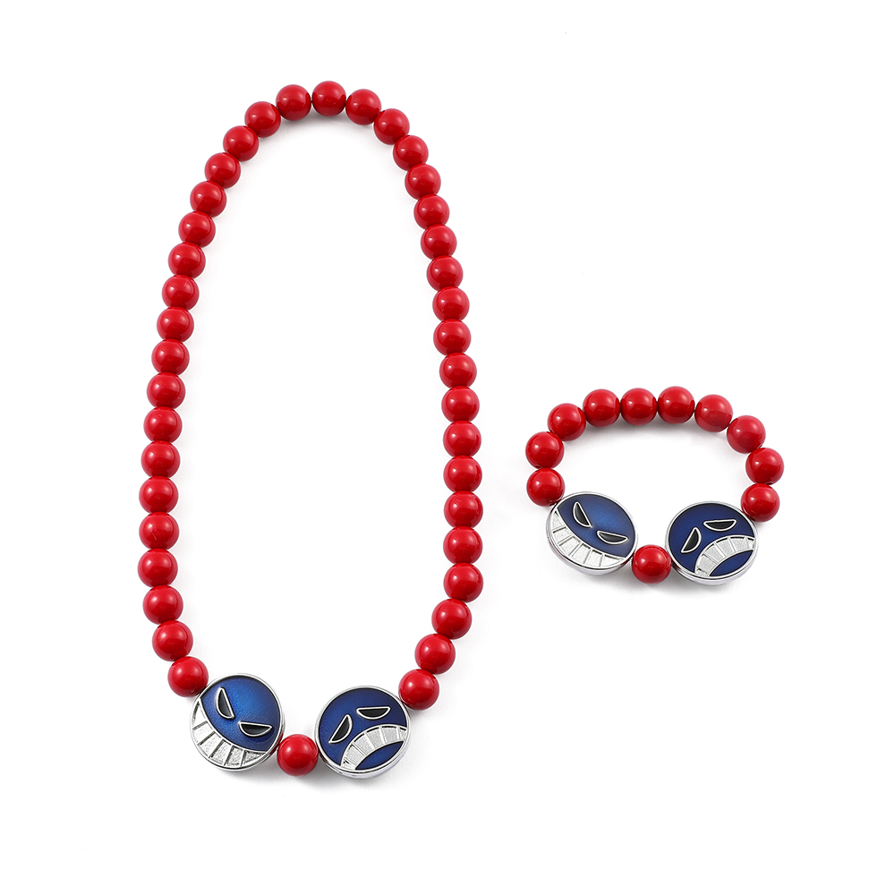 Anime red bead face bracelet a - Anime Cosplay Website 评论和价格