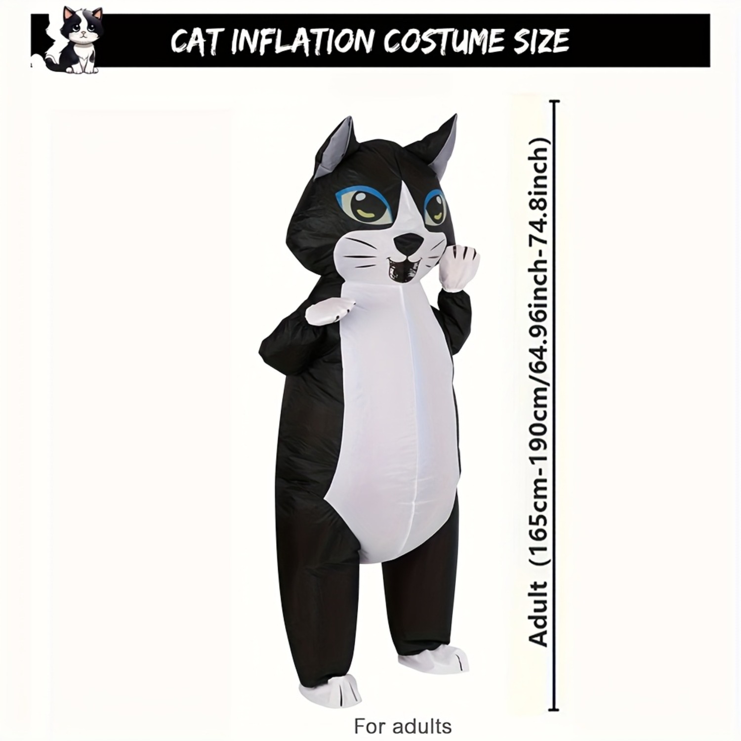 Inflatable Cat Costume Adult,  - Anime Cosplay Simple 评论和价格