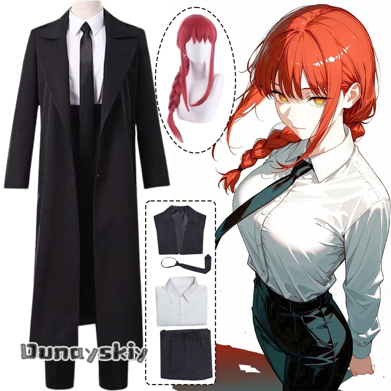 Anime Man Makima Cosplay Costu - Chainsaw Man Cosplay 评论和价格