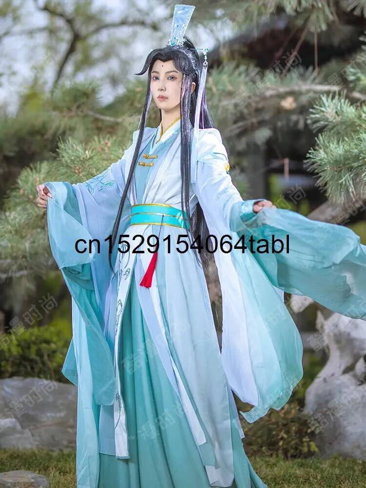 New Tian Guan Ci Fu Fengshi Qi - Anime Cosplay Wig 评论和价格