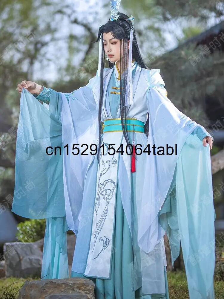 New Tian Guan Ci Fu Fengshi Qi - Anime Cosplay Wig 评论和价格