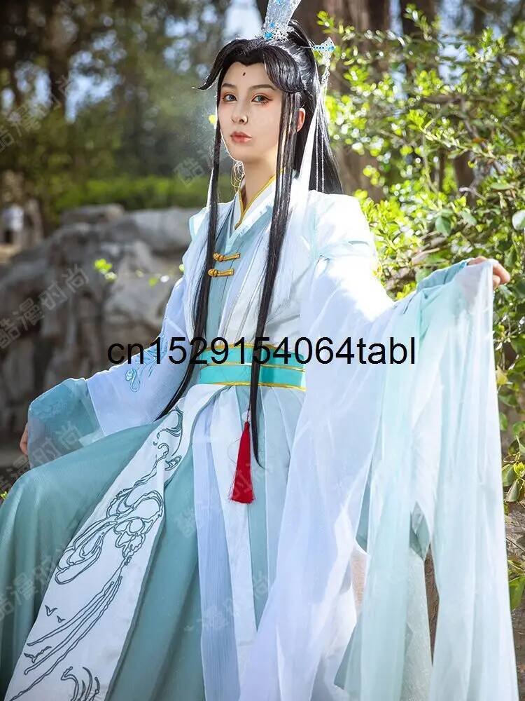 New Tian Guan Ci Fu Fengshi Qi - Anime Cosplay Wig 评论和价格