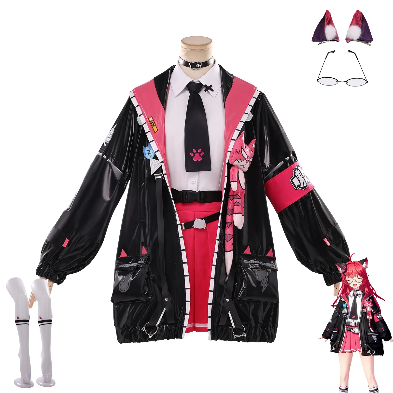 Neverness to Everness Nanally  - Anime Cosplay Wig 评论和价格